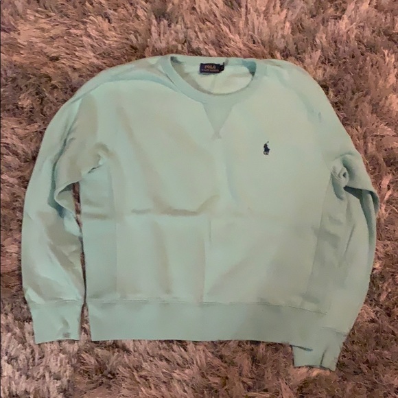 polo cotton crewneck pullover - Picture 2 of 3